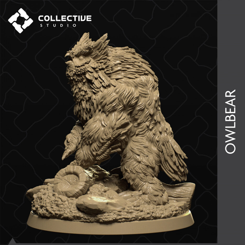 Owlbear 3D Miniature Collective Studio - Specter3D