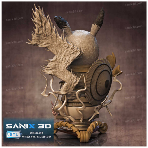 Pikachu 3D Model Figure Sanix 3D - Image 4