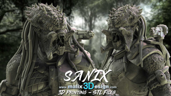 Predator 3D Model Figure Sanix 3D - Image 5
