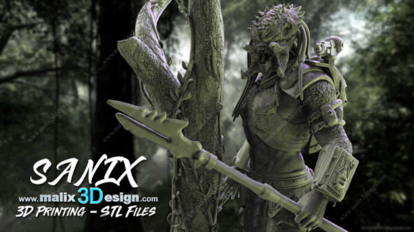 Predator 3D Model Figure Sanix 3D - Image 4