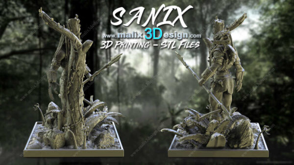 Predator 3D Model Figure Sanix 3D - Image 7