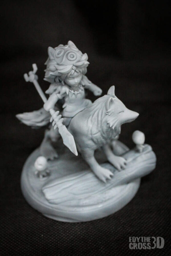Princess Mononoke Chibi 3D Model Figure NomNom - Image 3