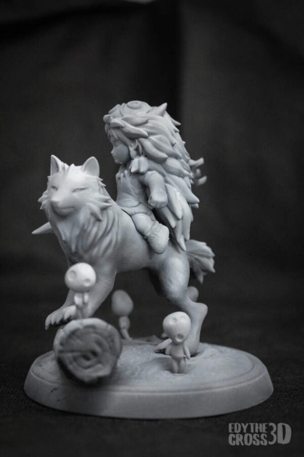 Princess Mononoke Chibi 3D Model Figure NomNom - Image 4
