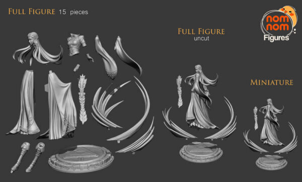 Princess Zelda 3D Model Figure NomNom - Image 5