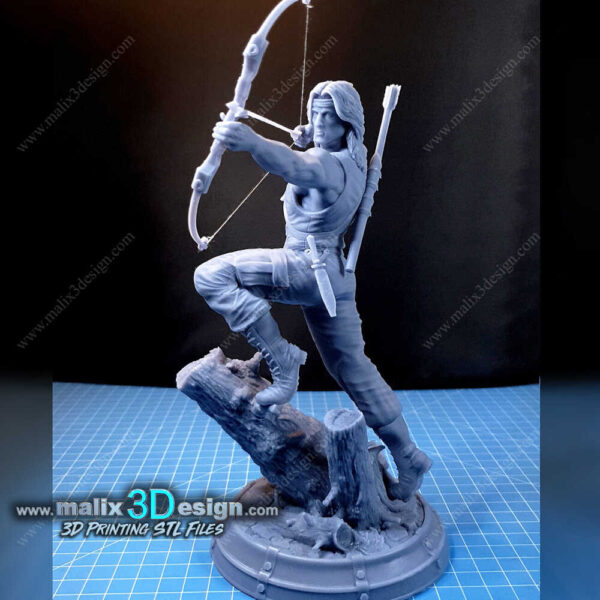 Rambo 3D Model Figure Sanix 3D - Image 3