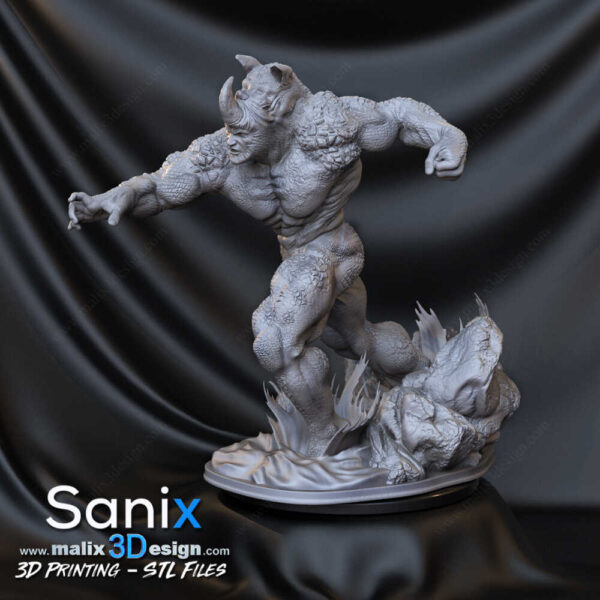 Rhino 3D Model Figure Sanix 3D - Image 6