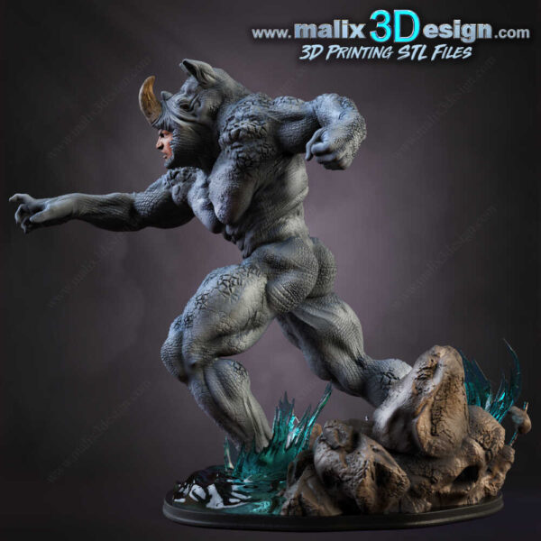 Rhino 3D Model Figure Sanix 3D - Image 4