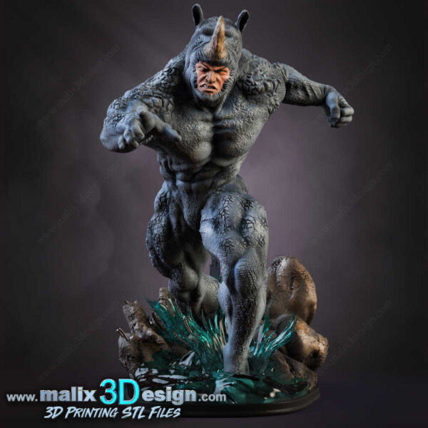 Rhino 3D Model Figure Sanix 3D - Image 2