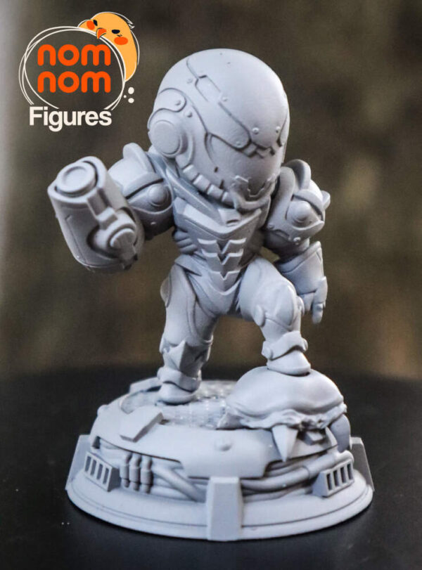 Samus from Metroid Chibi 3D Model Figure NomNom - Image 5