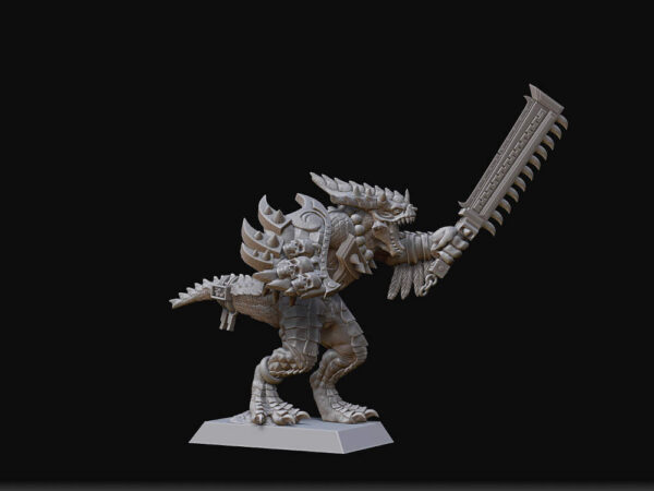 Saurian Veteran 3D Miniature Raven Twins Miniatures