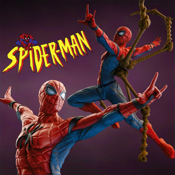 Spiderman 3D Model Figure Sanix 3D