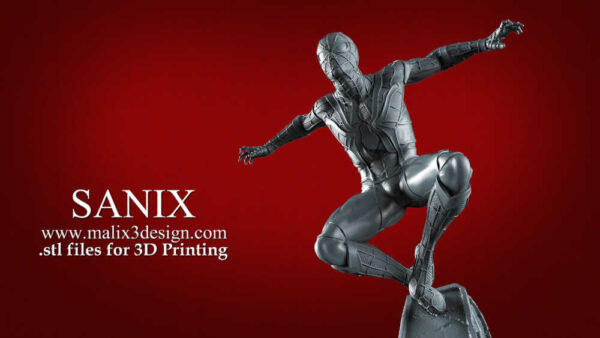 Spiderman (Infinite War) 3D Model Figure Sanix 3D - Image 5