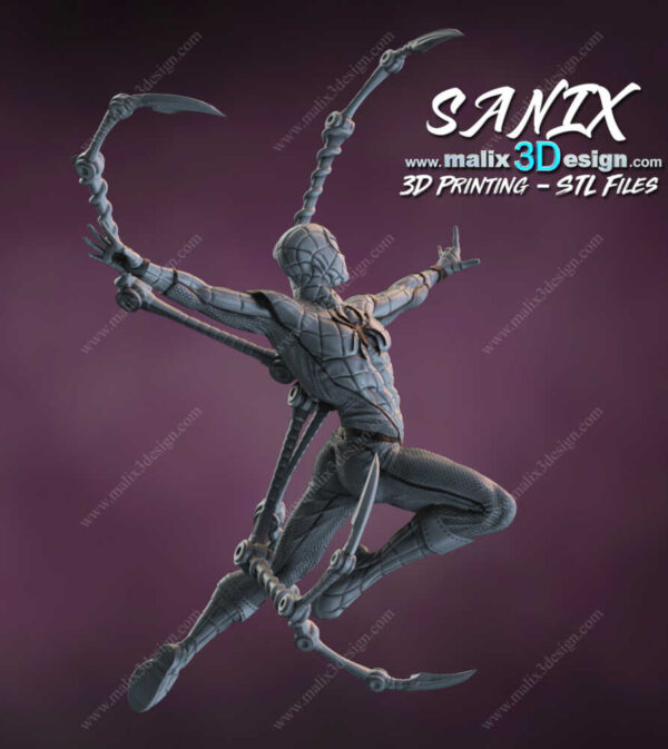 Spiderman 3D Model Figure Sanix 3D - Image 6