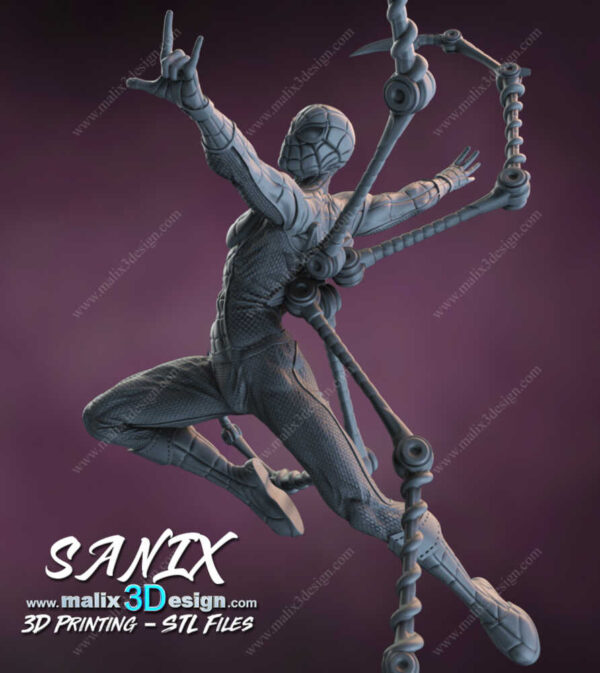 Spiderman 3D Model Figure Sanix 3D - Image 4