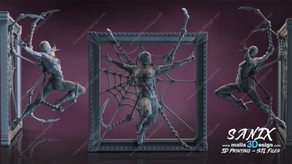 Spiderman 3D Model Figure Sanix 3D - Image 5