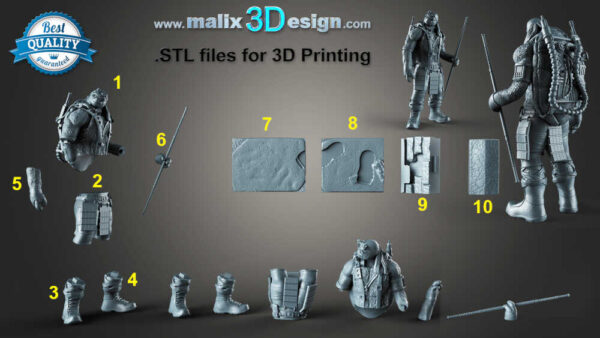 Donatello 3D Model Figure Sanix 3D - Image 8