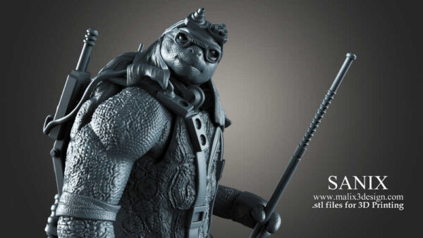 Donatello 3D Model Figure Sanix 3D