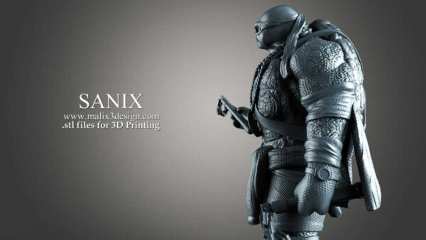 Michelangelo 3D Model Figure Sanix 3D - Image 7