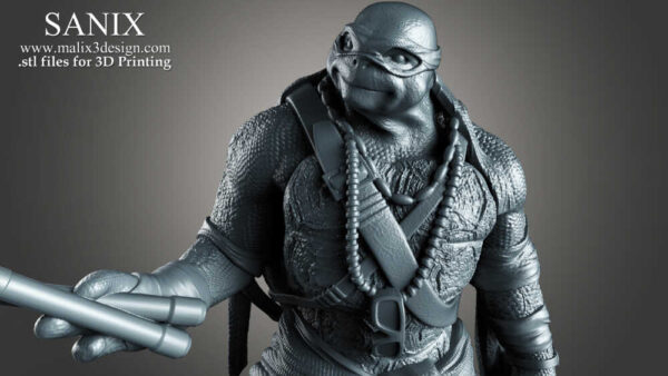 Michelangelo 3D Model Figure Sanix 3D - Image 5
