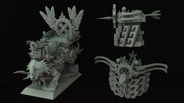 Taurosaurus 3D Miniature Raven Twins Miniatures