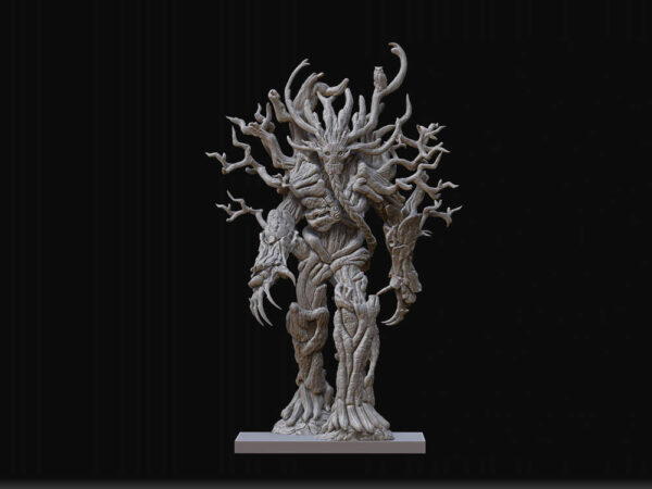 Treeman 3D Miniature Raven Twins Miniatures
