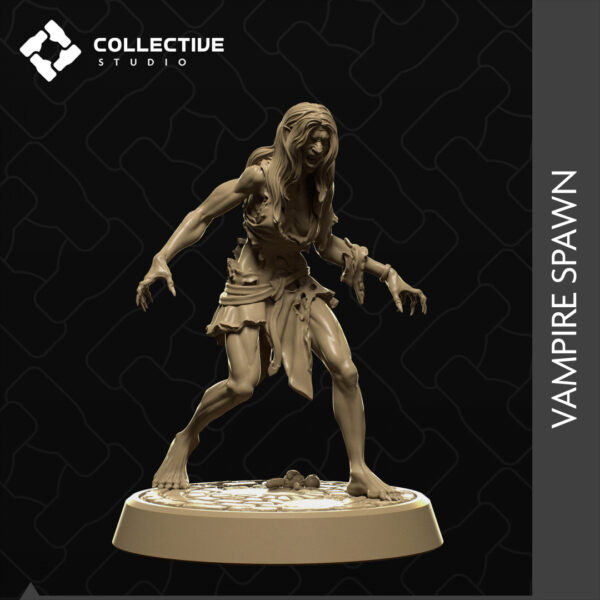 Vampire Spawn 3D Miniature Collective Studio