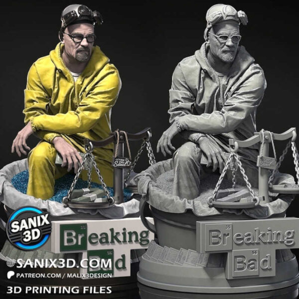 Walter White 3D Model Figure Sanix 3D - Image 6