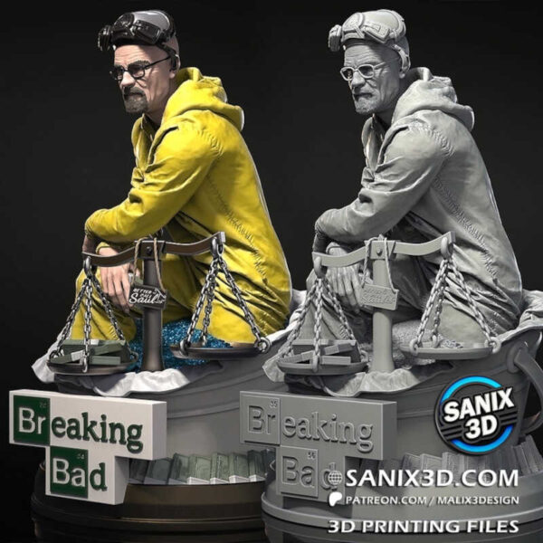 Walter White 3D Model Figure Sanix 3D - Image 4