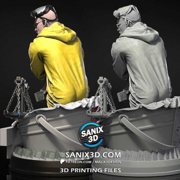 Walter White 3D Model Figure Sanix 3D - Image 5