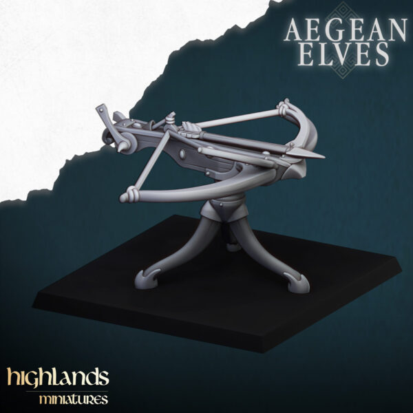 Aegean Elves Ballista 3D Miniature Highland Miniatures - Image 4