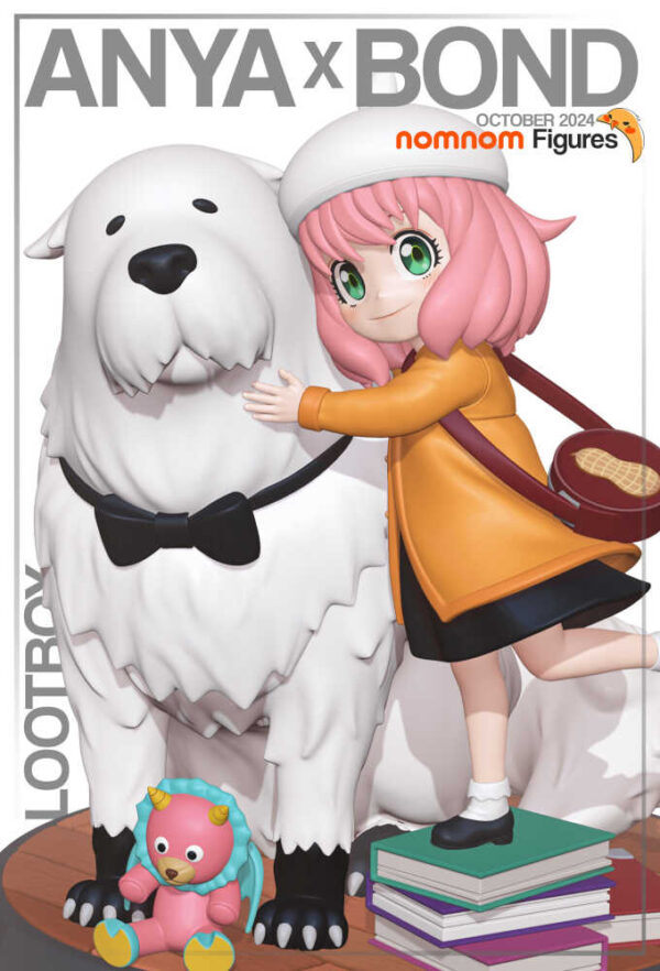 Anya x Bond Diorama 3D Model Figure NomNom