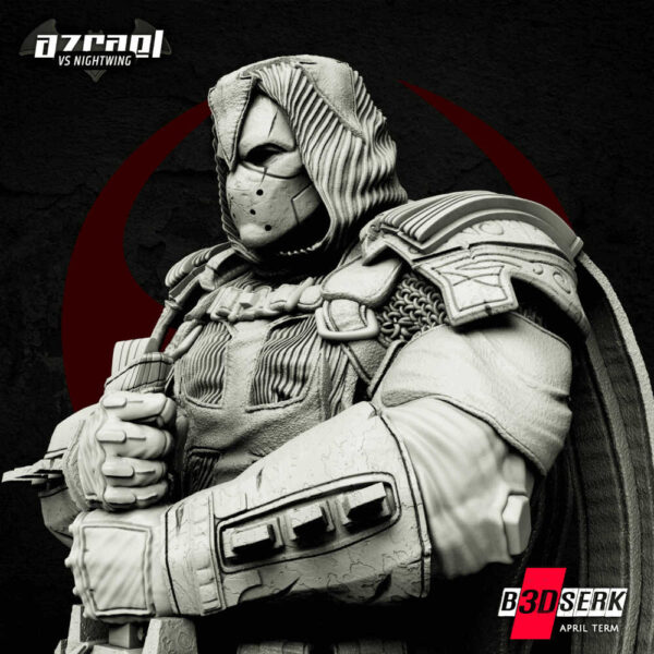 Azrael 3D Model Bust B3dserk - Image 4