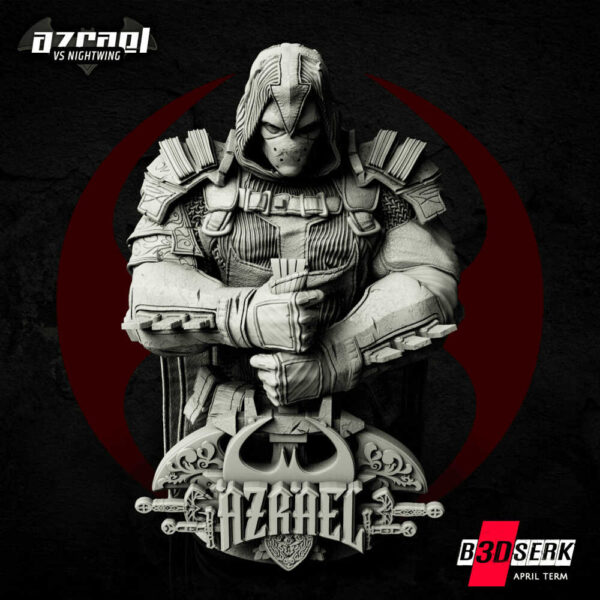 Azrael 3D Model Bust B3dserk - Image 2