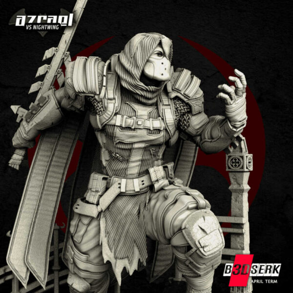 Azrael 3D Model Figure B3dserk - Image 4