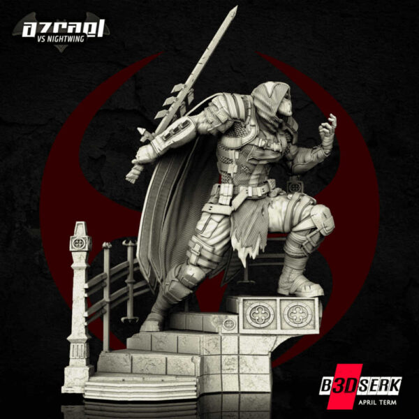 Azrael 3D Model Figure B3dserk - Image 6
