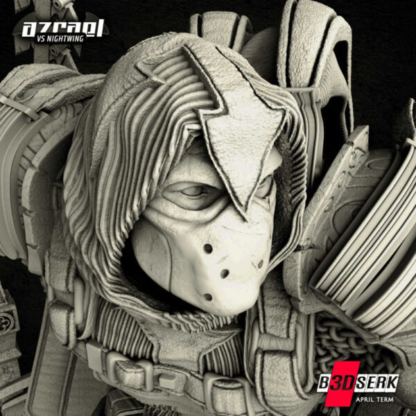 Azrael 3D Model Figure B3dserk - Image 2