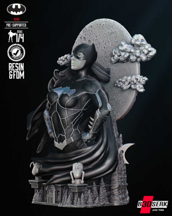 Batgirl 3D Model Bust B3dserk - Image 2