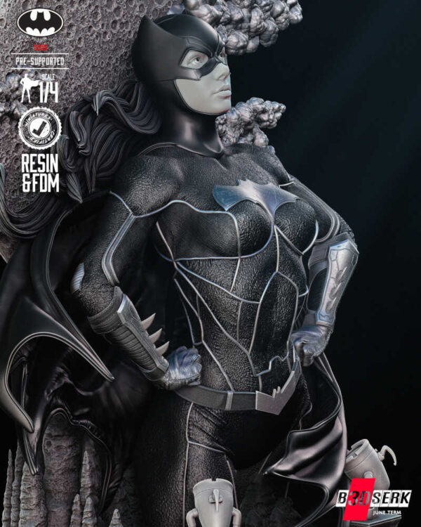 Batgirl 3D Model Bust B3dserk - Image 3