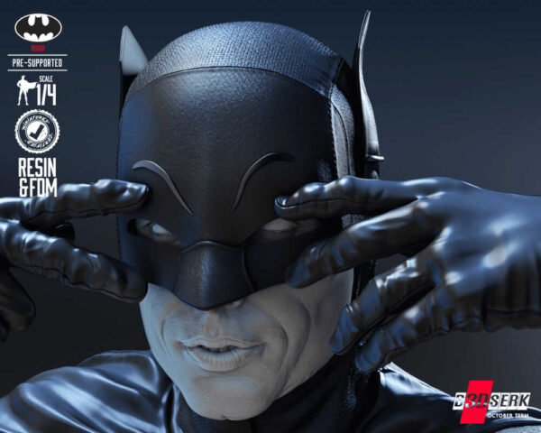 Batman Adam West 3D Model Bust B3dserk - Image 4