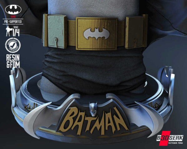 Batman Adam West 3D Model Bust B3dserk - Image 5