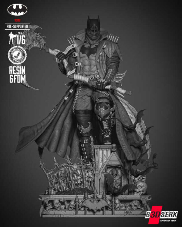 Batman Dark Nights Metal 3D Model Figure B3dserk