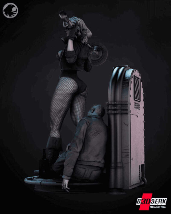 Black Canary 3D Model Figure B3dserk - Image 3
