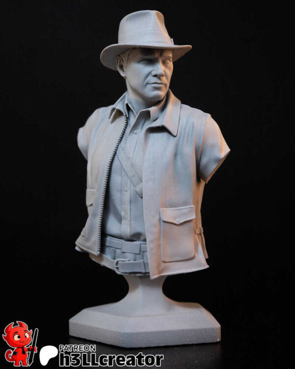 Indiana Jones 3D Model Bust H3llCreator - Image 2