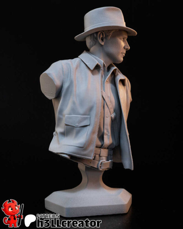 Indiana Jones 3D Model Bust H3llCreator - Image 4