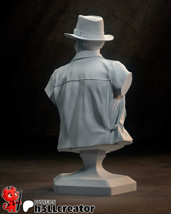 Indiana Jones 3D Model Bust H3llCreator - Image 5