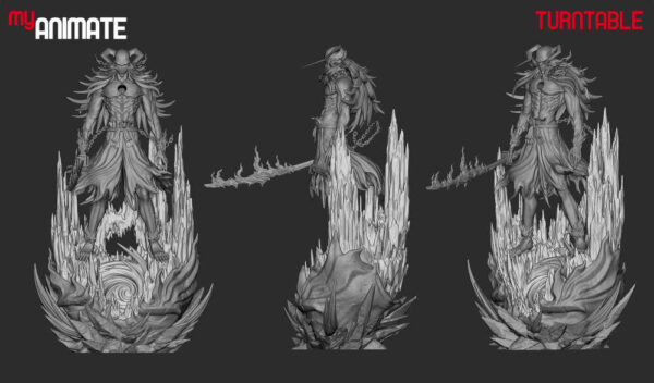 Ichigo Kurosaki Full Hollow 3D Model Figure myAnimate - Image 6