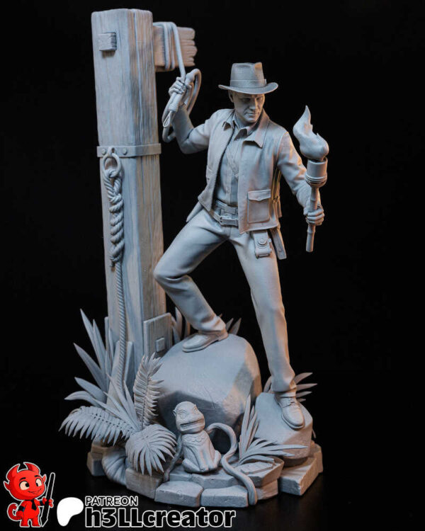 Indiana Jones 3D Model Figure H3llCreator - Image 7