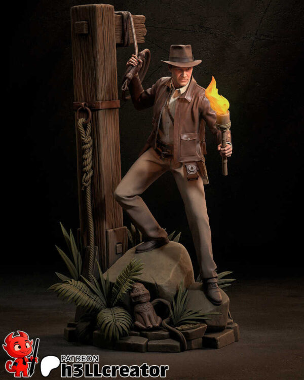 Indiana Jones 3D Model Figure H3llCreator - Image 3