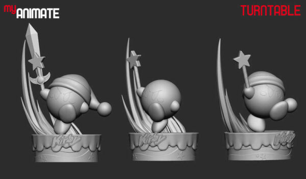 Kirby 3D Model Figure myAnimate - Image 7