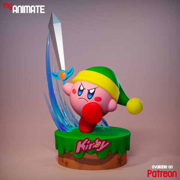 Kirby 3D Model Figure myAnimate - Image 2